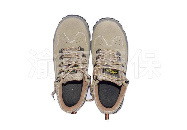 咖啡色女款勞保鞋